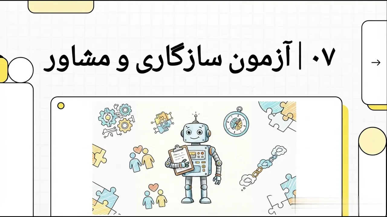 آزمون سازگاری و مشاور هوش مصنوعی