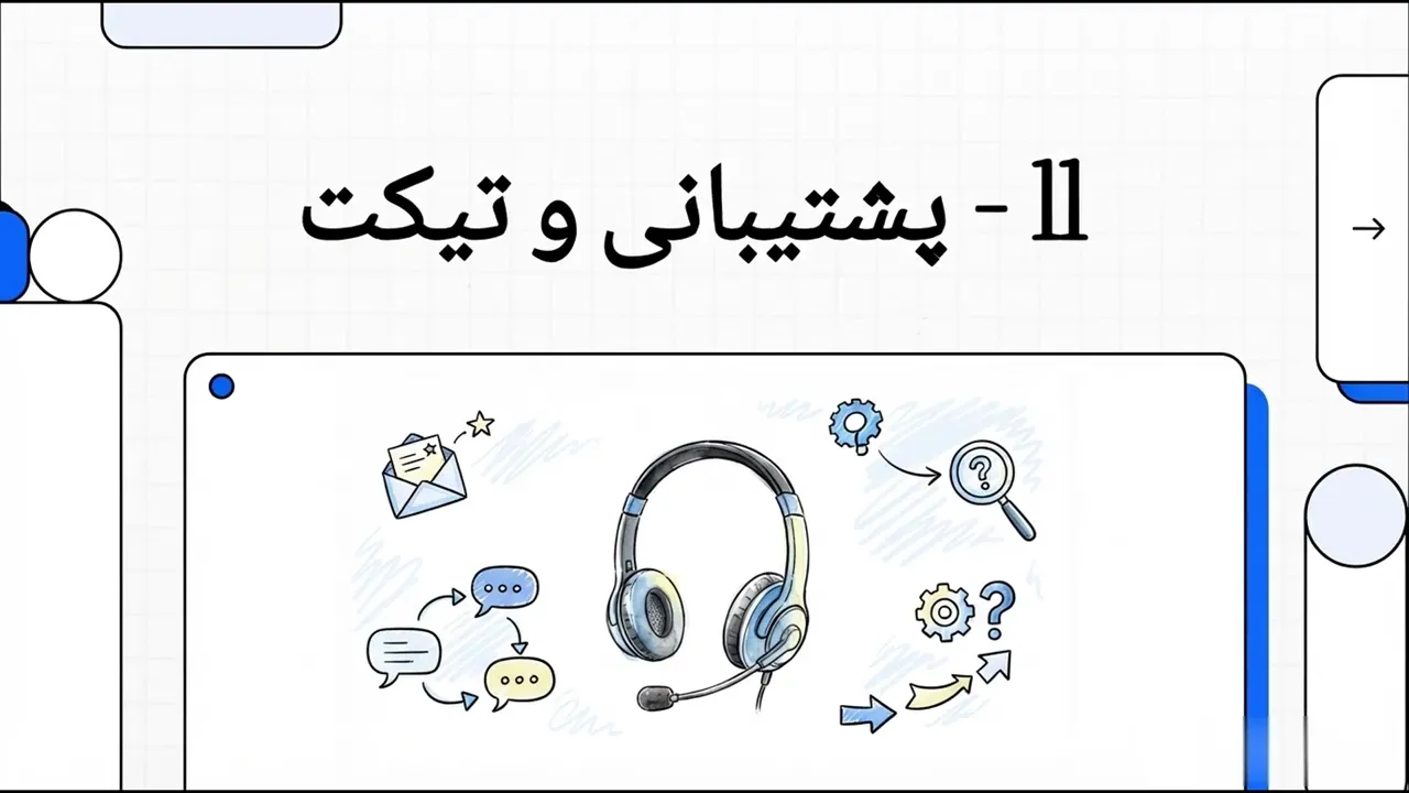 پشتیبانی و تیکت